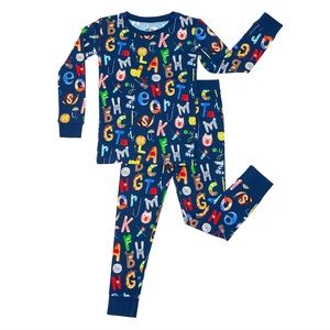 Little Sleepies Alphabet Friends Two-piece long sleeve toddler pajamas